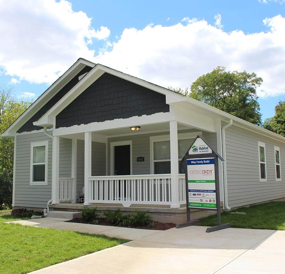 OrthoIndy finished Habitat home project